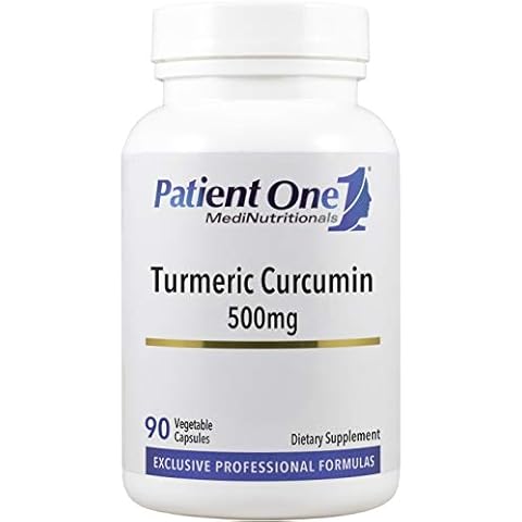 Patient One Turmeric Curcumin 500 mg | Supplement to Support Healthy Inflammatory Response and More* | with Black Pepper Extract | 90 Capsules Cover