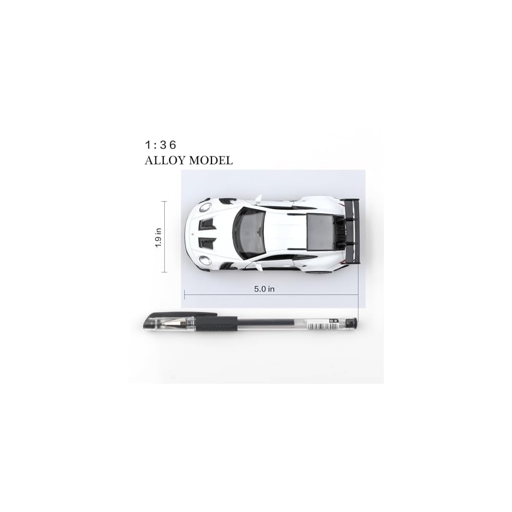TOKAXI Modèle Voiture Porsche 911 RS à L'Échelle 1/36 - Voiture Jouet Pull-Back, Cadeau Parfait Pour Enfants