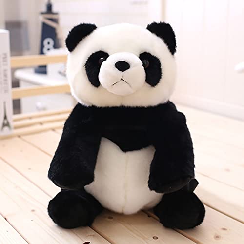 Image of Women Animal Teddy Bear Plush Backpack with Adjustable Straps (Panda)