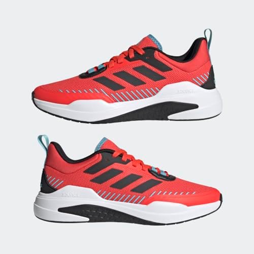 adidas Men's V Cross Trainer, Bright Red/Carbon/Preloved Blue, 10 | Image 7