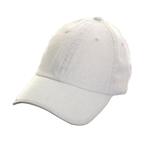 Image of Black 6 Panel Baseball Cap, Now Available in 6 Colours. (Linen White)