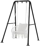 G TALECO GEAR Hammock Chair Stand,Heavy-Duty Steel 300LBS Multi-Use Hammock Stand for Outdoor Indoor, Swing Chair not Include (Black)