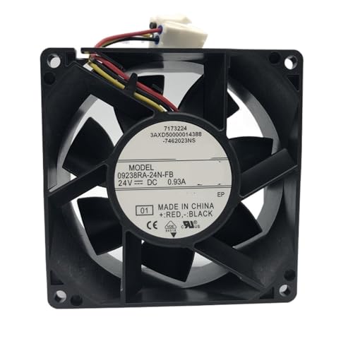 Ventilateur de refroidissement 24V évite les pannes de serveur 92x38mm 3 fils