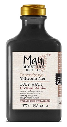 Maui Moisture Body Wash Volcanic Ash 19.5 Ounce Rough Skin (577ml) (2 Pack)
