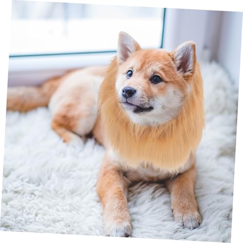 Disfraz para perro melena de león POPETPOP talla M miniatura 6