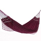 Rede de Dormir Jeans Life Vinho com Preto