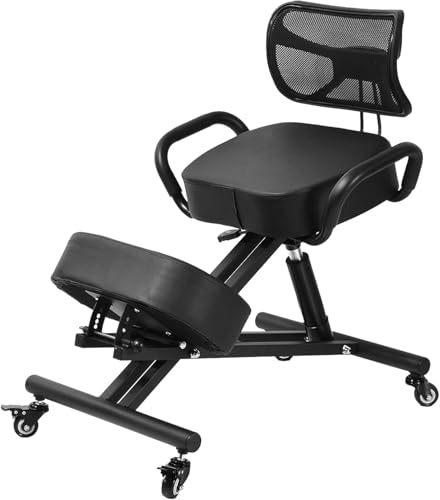 Ergonomic Kneeling Chair with Back Support, Height...