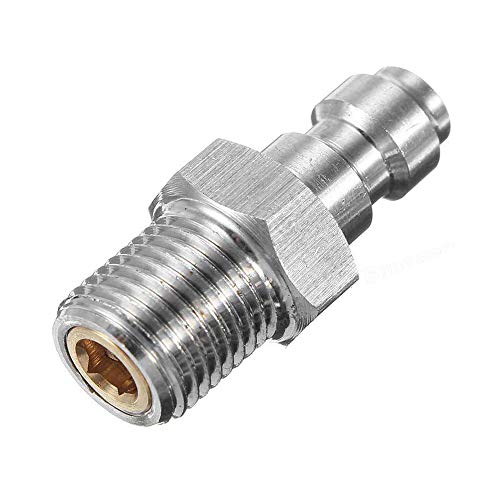 IORMAN Universal 8 mm Schnelltrennstecker Adapter 1/8 Zoll NPT Außengewinde Paintball Armaturen Cover