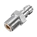 IORMAN Universal 8mm Quick-Disconnect Plug Adapter 1/8" NPT Male Thread Paintball Fittings