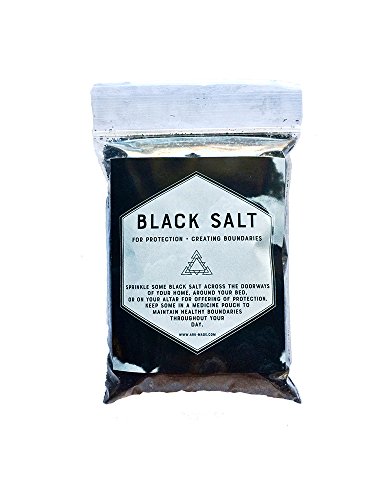 Black Salt | Ritual Salt for Protection, Grounding, Creating Healthy Boundaries, Cleansing | Smudge + Spell Salt