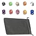 100 Pieces 6-Sided Dice Set - 16mm(5/8 inches), Rounded Corners, 10 Colors, Dice Set Make to Teach Math or Tenzies Dice Game
