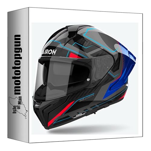 Casque Airoh Matryx Mxrk18 intégral avec aérodynamisme optimisé et ventilation sport XL