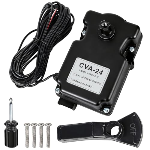 CVA-24T 24-Volt Pool Valve Actuator, Valve Actuator Replacement for 263045, 3-Port 180° Rotation Electric, 24VAC for Pools, Hot Tubs & Spas，High-Torque，include Installation Tool Kit