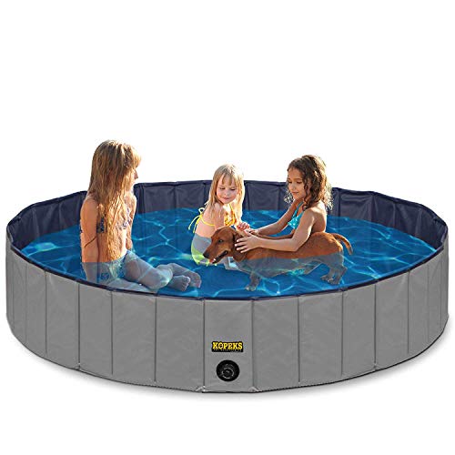 Outdoor Swimming Pool Bathing Tub - Portable Foldable - Ideal for Pets - XL 63