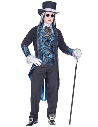 W WIDMANN MILANO Party Fashion - Costume de vampire victorien, suceur de sang, Halloween