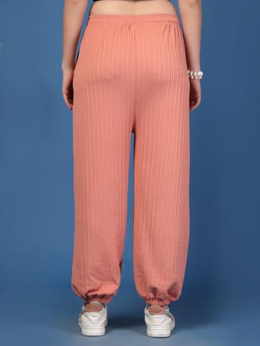 Image of UZARUS Women's Ultra-Soft Baggy Fit /Relaxed Fit Joggers with Side Pockets & Gripped Hem