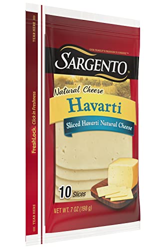 Sargento Sliced Havarti Natural Cheese, 10 Slices #TOP7