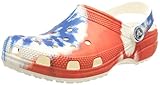 Crocs Classic Tie Dye Clogs, Zoccoli Unisex-Erwachsene, Mehrfarbig, 39/40 EU