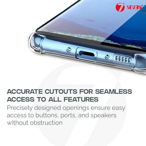 Image of 7SEVEN Back Cover for OnePlus Nord Transparent Mobile Back Case Shock Proof Design Camera Edges Protection Crystal Clear 1+ Phone Case Silicon Soft TPU & Flexible One Plus Bumper Phone Cover