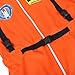 frawirshau Astronaut Costume Adult Role Play Cosplay Costumes Spaceman Flight Jumpsuit Space Suit for Men Orange M