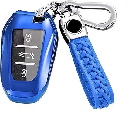 Coque de clé pour Peugeot 208 évite boîtier cassé, étui de clé e-208 anti-choc