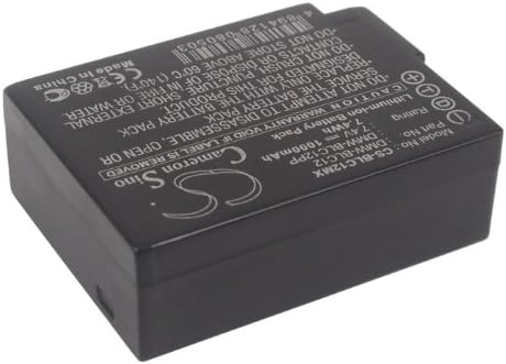Miniatura 2 de Batería de repuesto de 1000mAh/7.4V para Lumix DMC-FZ1000 Lumix DMC-G81 Lumix DMC-GH2HK Lumix FZ-2000 Lumix DMC-GH2S DMW-BLC12PP DMW-BLC12