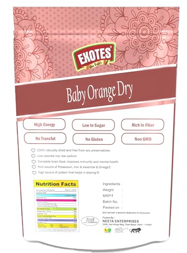 Image of Exotes Premium Dry Fruits (Dried Orange), 2 X 250 g (Pack of 3)
