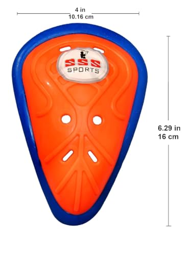 Image of SSS Octopus Abdominal Guard with Extra Soft Rubber Pad (Size & Colour Choice) (Mens, Orange)