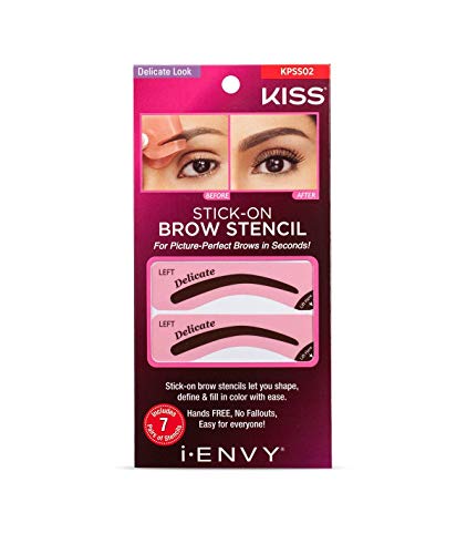 i-Envy by Kiss Stick-On Brow Stencil (KPSS02 Delicate Look)