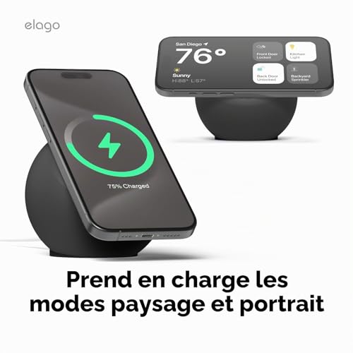 Support MagSafe elago MS2 en silicone premium pour iPhone 15 et 16 - 5