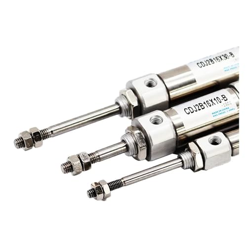 Mini cylindre pneumatique CDJ2B16 double effet 16mm acier inoxydable - 4