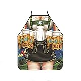 【De Múltiples Fines】Este delantal no es solo para cocinar. Se puede utilizar para hornear, limpiar, jardinería, servir, confeccionar, hacer manualidades, etc.