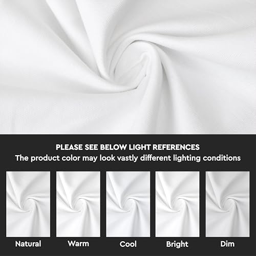 Image of Encasa XO Cotton Napkins for Dining Table | Set of 6, Size 50x50 cm | Machine Washable Reusable Table Napkin, Soft & Absorbent, Elegant Table Decor for Kitchen, Hotels, Party - White