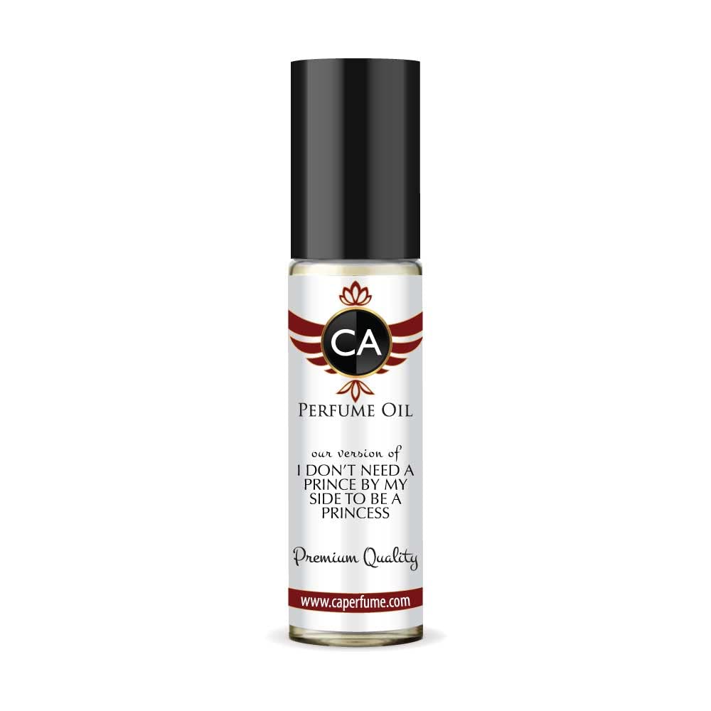 CA PerfumeImpression of I Don't Need A Prince By My Side To Be A Princess For Women & Men Replica Fragrance Body Oil Dupe Alcohol-Free Essential Aromatherapy Sample Travel Size Roll-On 0.3 Fl Oz/10ml