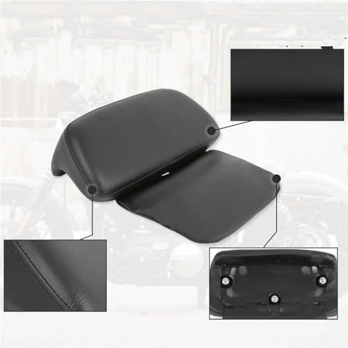 Coussin de dossier moto en PU de qualité supérieure pour Touring Glide et Road King 2014-2023