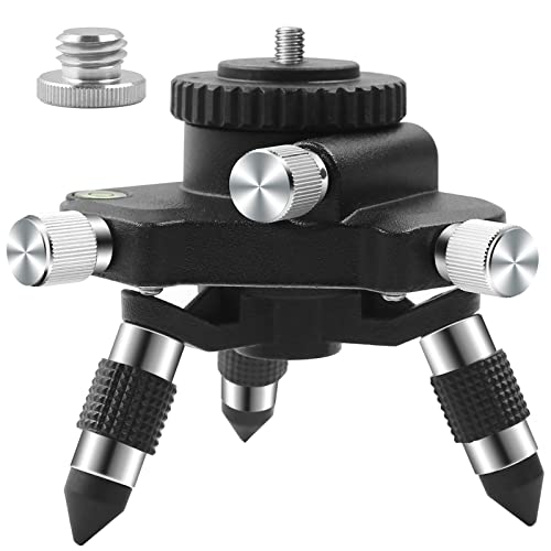 下げ振りアダプター レーザー 墨出し器用360°回転台 微調整 オスネジ...