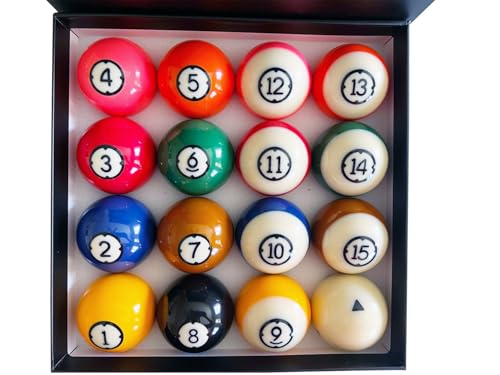 Champion Arcos Pool Balls Set with Black Triangle Cue Ball