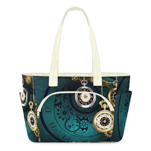 Sac à bandoulière pour voyage et travail, grand cabas léger et zippé