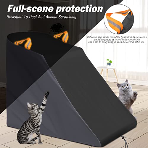 Image of XYZCTEM Treadmill Cover Waterproof Dustproof Running Machine Cover Exercise Workout Equipment Protective with Windproof Drawstring and Air Vents for Home Gym Indoor Outdoor