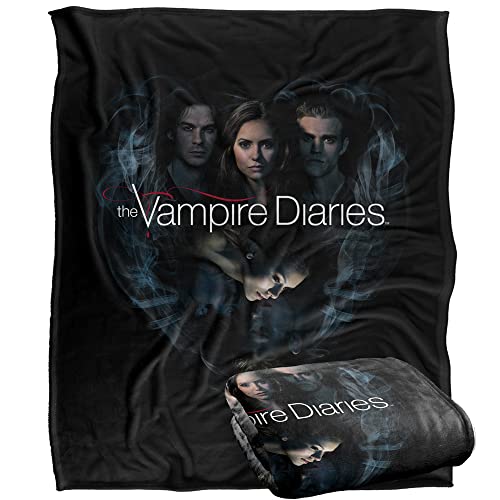 Coperta super morbida al tatto, modello VAMPIRE DIARIES, 152 x 127 cm