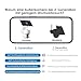CZEview 2.Gen Überwachungskamera Aussen Akku Solar, Kontinuierliche Aufzeichnung 24/7, Automatische Verfolgung, 2K, 360° PTZ Kamera Überwachung Außen, Kabellos, 2.4GHz WLAN (2. Gen Kamera)