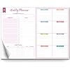 Clever Fox Weekly Desk Planner Desktop Notepad, To Do List & Planning Pad for Productivity, 50 Tear Off Weekly Journal Sheets, A4 Pink