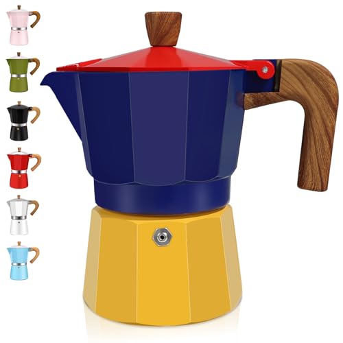 Image of 12 Cup Aluminum Espresso Stovetop Moka Pot Express Coffee Maker Percolator Italian Classic Mocha Coffee Machine for Italian and Cuban Cafe Brewing for Home & Camping 600ml 20oz