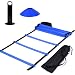 VGEBY1 Speed & Training Ladder, 19Ft Flat Ladder Training Ladder Speed Flat Rung with Carrying Bag for Football Training(Blue)