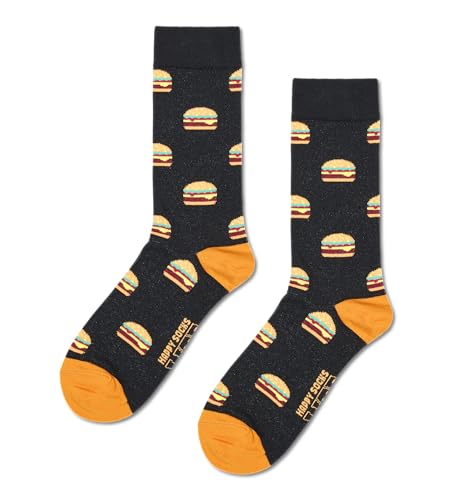 Happy Socks Basics Collection- Multi-Pack Crew Socks for Men and Women- Sports and Food Themed2