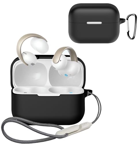 For Anker Soundcore AeroClip �P�[�X �J�o�[�yJYJIEJIE�z���C�����X �C���[�z�� �p �P�[�X �V���R�� �֗� ���s �y�� �ی�J�o�[ �L�Y�h�~ �ϏՌ� �h�� �h�o ���[ �S�ʕی� �[�d�֗� �h�k �y�ʏ��^ Anker So