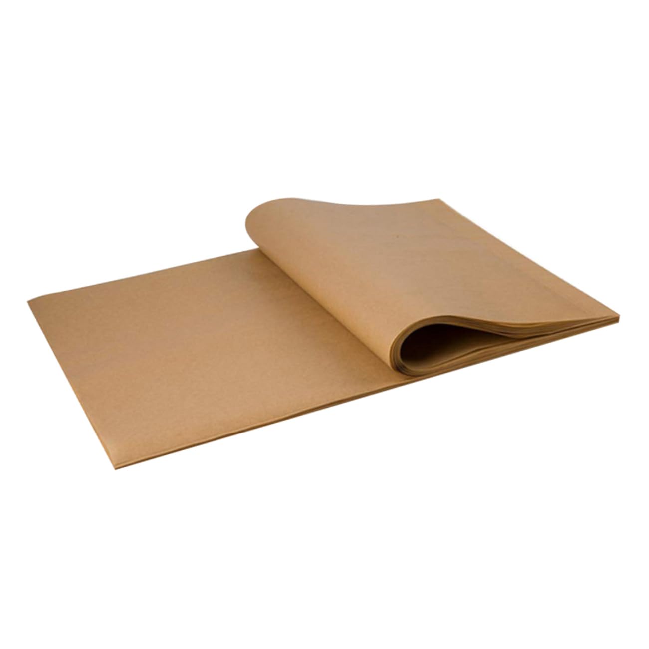 SECFOU Carta da Forno Antiaderente Marrone 200 Pezzi in Polpa di Legno per Cottura al Forno e Friggitrice ad Aria, Resistente alle Alte Temperature, per Dolci e Barbecue