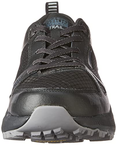 Tênis Go Run Pulse Trail - Ultra Ra, Skechers, Masculino, Preto/Preto, 40