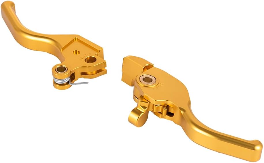 Motorcycle Brake Clutch Lever, CNC Clutch Brake Lever Compatible with 2023-2025 CVO Road Glide, 2024-2025 Harley Touring Road Glide/Road Glide CVO ST (Gold)