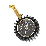 LSKASELUE Tire Pressure Gauge (0-100 PSI), Heavy Duty Tire Gauges with Large 2 Inch Dial 360° Swivel Head, Low-High Accurate Air Pressure Gauge for Car Truck Bike Motorcycle